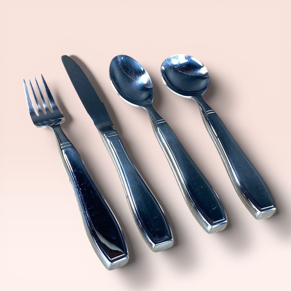 American‎ Hawks Weighted Adaptive Flatware Stainless Utensils 7 oz Each